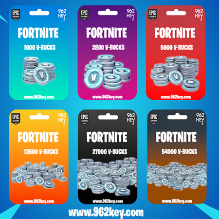 بطاقات شحن فورتنايت Fornite V-BUCKS CARDS